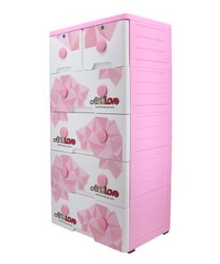 4+2 DRAWERS AND LOVE PINK HANDLE 3035A