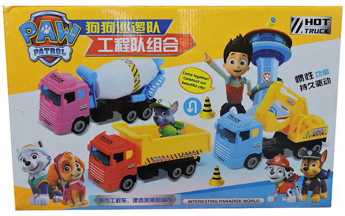 7Pcs Hot Truck Paw Patrol Toy Set
