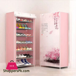 8-Layer 7-Grid Non-Woven Fabric Shoe Rack Dust - Proof