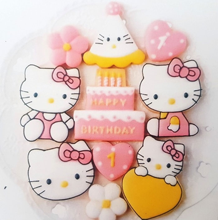 8Pcs Hello Kitty Cookie Cutter Set