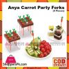 Anya Carrot Party Forks 9 Pcs