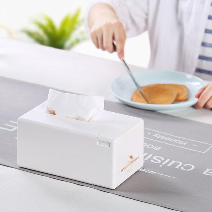 Anya Tissue Box With Toothpick Holder