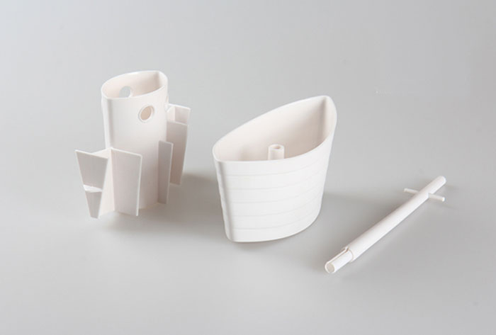 Boat Desktop Storage Box Plastic Multi-Function