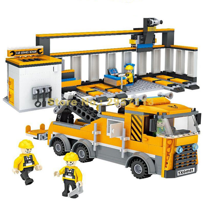Cogo City Auxiliary Station 609 Pcs 5 Cogo City Auxiliary Station 609 Pcs