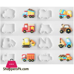 Construction Trucks Cookie Cutter Set 8 Pcs