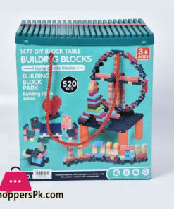 DIY Building Blocks 520 Pcs Construction Building Block Sets Toys