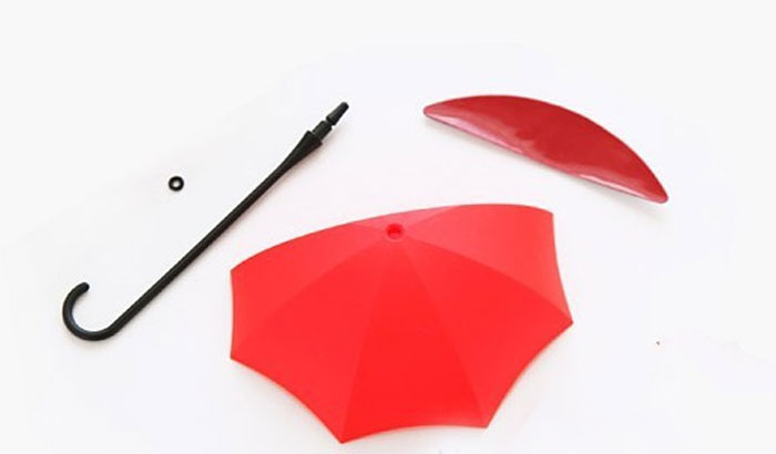 Decorative Umbrella Creative Wall Hook 3 Pcs Set