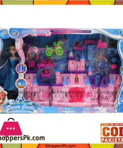 Dream Castle Doll House Play Set with Lights and Music