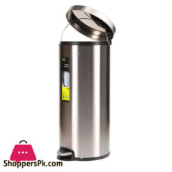 Eko Serene Stainless Steel Round Step Waste Bin 30 -Liter EK9215-30L