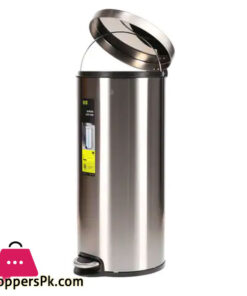 Eko Serene Stainless Steel Round Step Waste Bin 30 -Liter EK9215-30L