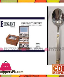 Elegant 128Pcs Drop Cutlery Set - EL0084GS Price in Pakistan