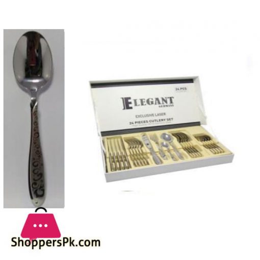 Elegant 24Pcs Lazer Cutlery Set - DD0008S