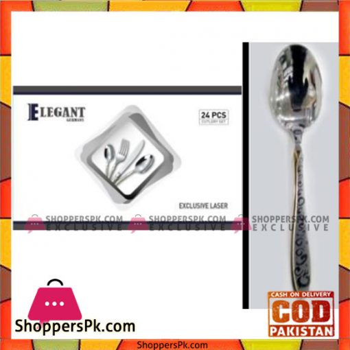 Elegant 24Pcs Lazer Cutlery Set – DD0007G