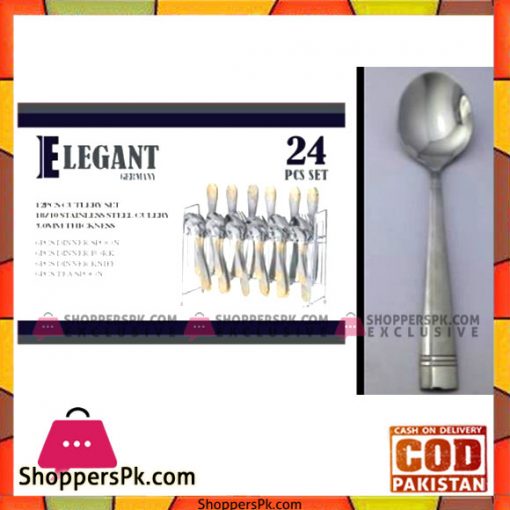 Elegant 24Pcs Stnd Cutlery Set - EL24S08