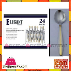 Elegant 24Pcs Stnd Cutlery Set - EL24S11