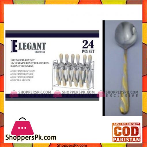Elegant 24Pcs Stnd Cutlery Set – EL24S05