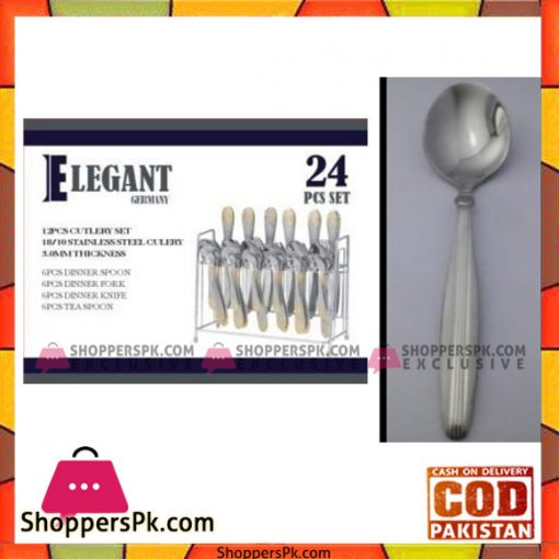 Elegant 24Pcs Stnd Cutlery Set – EL24S12