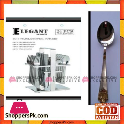 Elegant 24Pcs Taj Cutlery Set