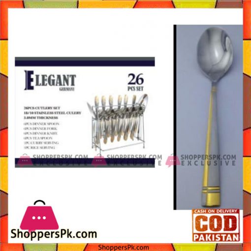 Elegant 26Pcs Slideline Cutlery Set – EL07 G