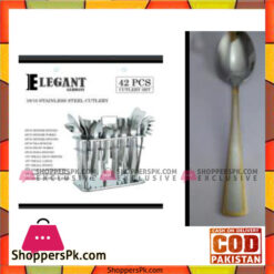 Elegant 42Pcs Dotted Cutlery Set