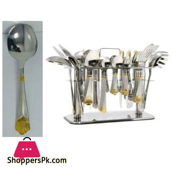 Elegant 42Pcs Taj Cutlery Set - Cc0011G 3 Elegant 42Pcs Taj Cutlery Set - Cc0011G