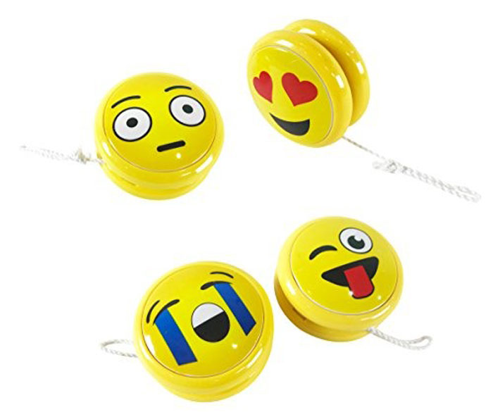 Emoji Faces Yo Yo With Light Up Function 4 Emoji Faces Yo Yo With Light Up Function