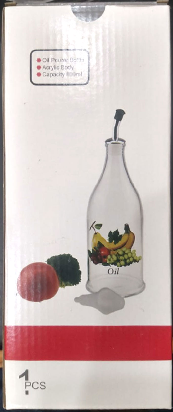 High Quality Acrylic Oil Bottle 220-Ml