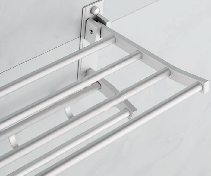 High Quality Aluminium Towel Hanging Rack For Bathroom &Amp; Kitchen Accessories