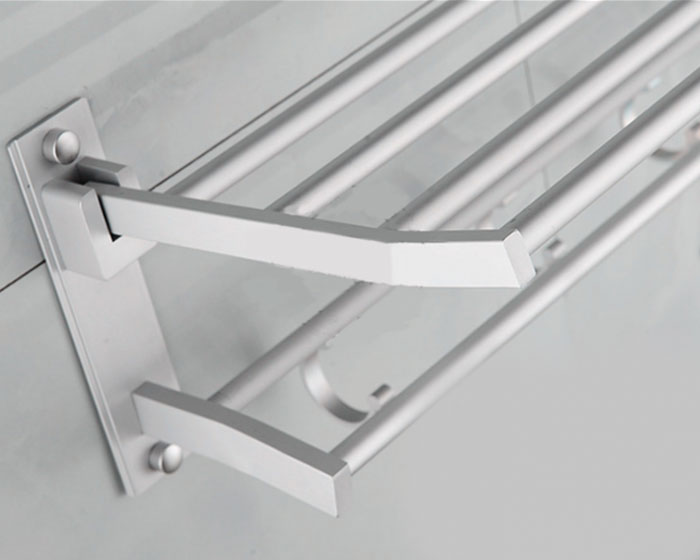 High Quality Aluminium Towel Hanging Rack For Bathroom &Amp; Kitchen Accessories