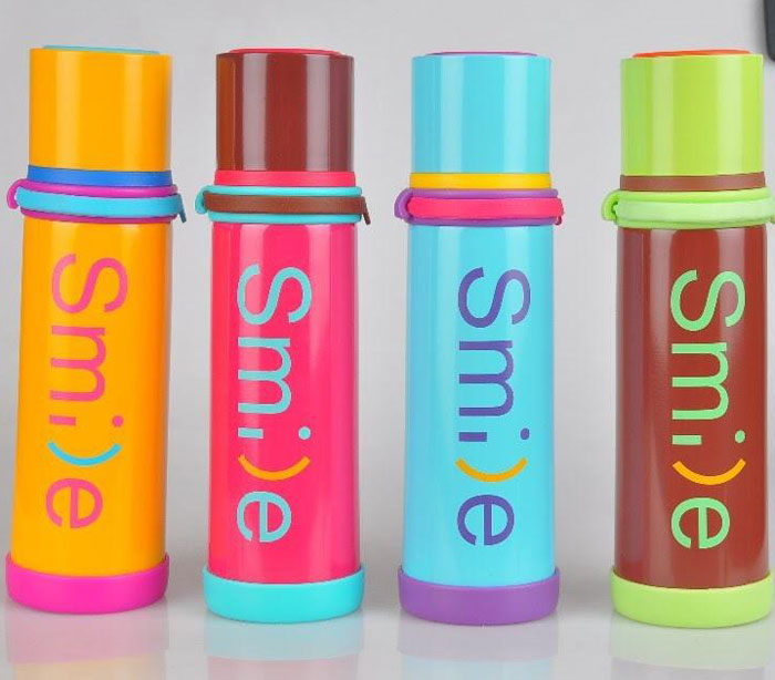 High Quality Vaccum Bottle Stainless Steel Smile - 500Ml