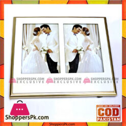 Home Decoration Fancy Double Photo Frame