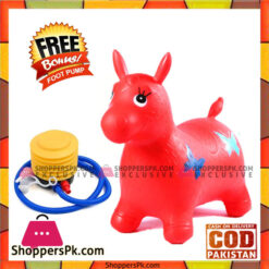 Inflatable Jumping Animal with Music 2-10 Year Kids with Pump