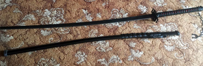 New Version 68 Inch Bleach Anime Ichigo Bankai Cutting Moon Sword