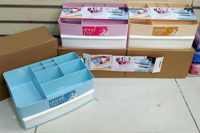 Plastic Cosmetic Drawer Makeup Organizer