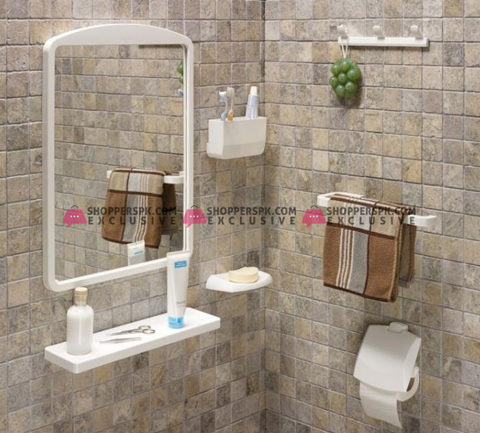 Primanova Bathroom Mirror Set 7 Pieces Turkey Made 2801