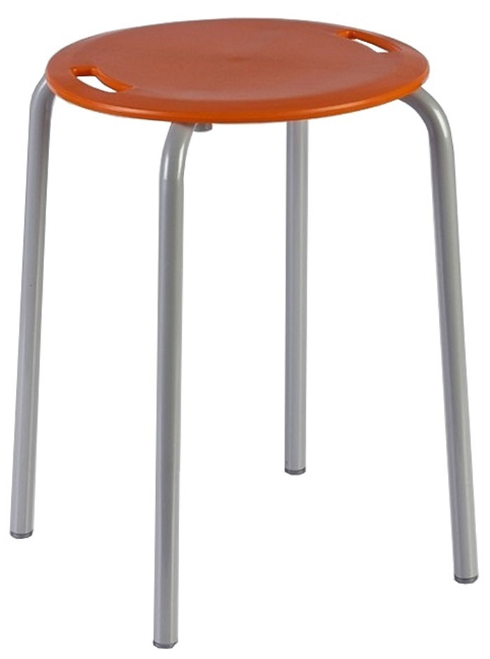 Primanova Bathroom Stool Made Of Plastic With Steel Legs And Anti-Tips Turkey Made Kv18