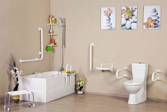 Primanova Folding Wall Mounted Shower Seat White Turkey Made Kv07-01