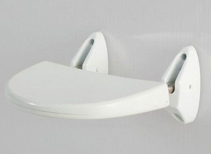 Primanova Folding Wall Mounted Shower Seat White Turkey Made KV07-01
