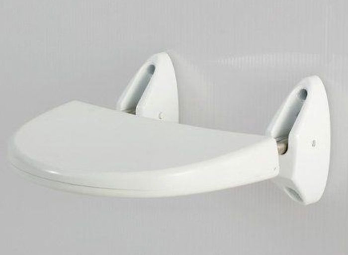 Primanova Folding Wall Mounted Shower Seat White Turkey Made Kv07-01