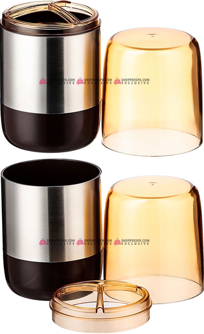 Primanova Lima Glass Toothbrush Holder Brown Turkey Made E16-10