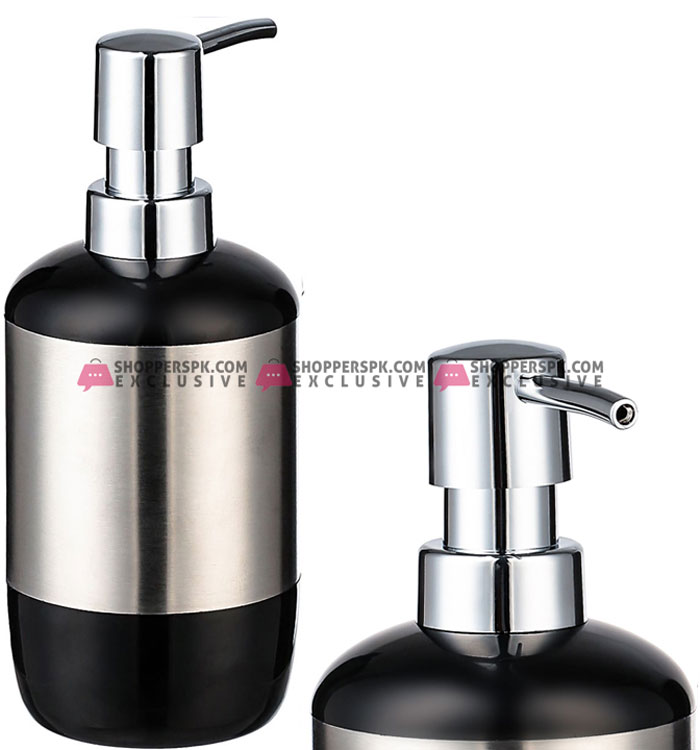 Primanova Lima Soap Dispenser 0.5 Liter Black Turkey Made - E17-06 4 Primanova Lima Soap Dispenser 0.5 Liter Black Turkey Made - E17-06