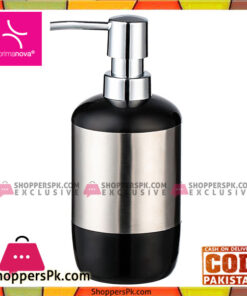 Primanova Lima Soap Dispenser 0.5 Liter Black Turkey Made - E17-06