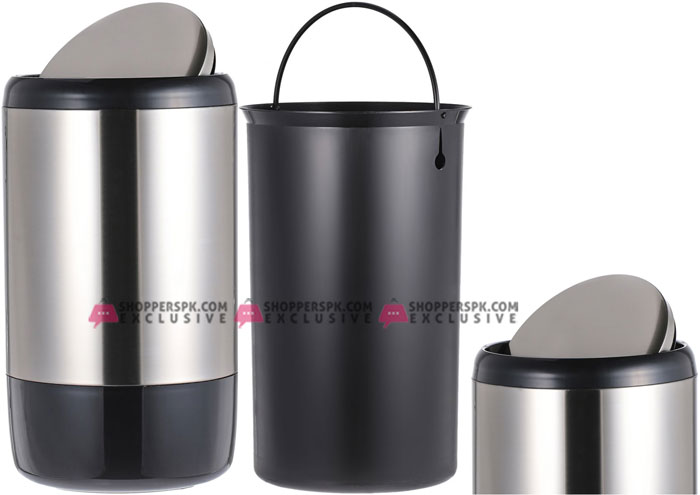 Primanova Lima Waste Bin 30 Liters Black Turkey Made E13-06