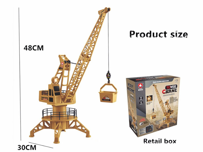 Rc Crane Tower Forklift Construction Playset 360 Degree Rotary 6820L