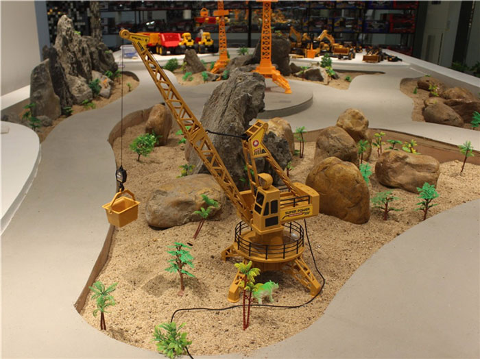 Rc Crane Tower Forklift Construction Playset 360 Degree Rotary 6820L