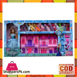 Snow Villa With A Princess And Accessories