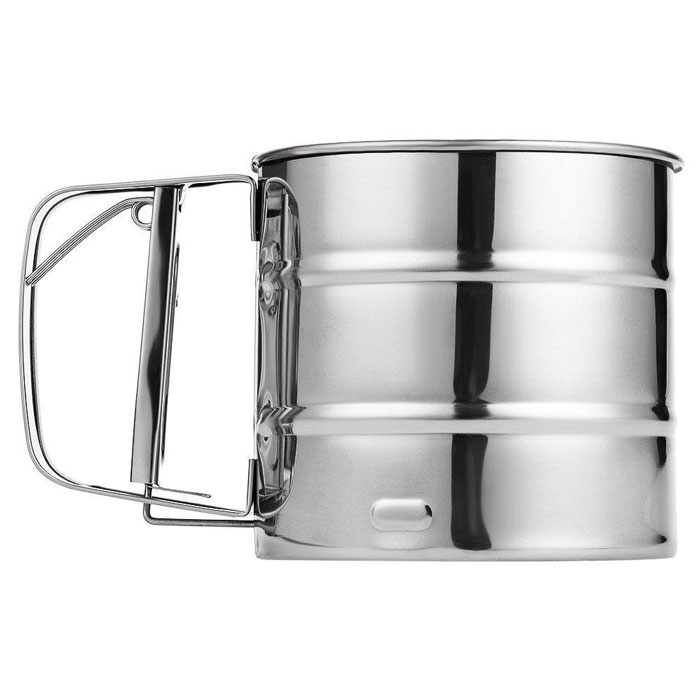 Stainless Steel Mesh Flour Sifter Sieve Strainer Cup Cake Baking Kitchen Tool