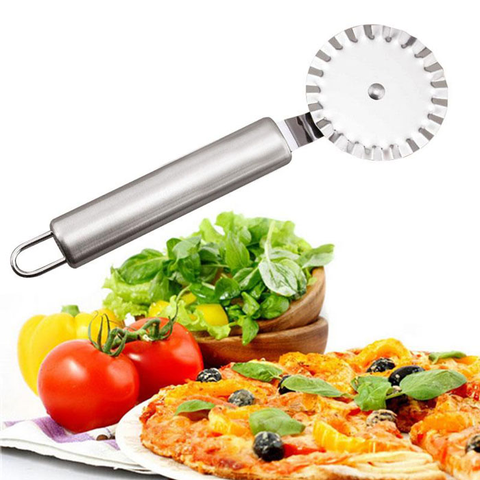 Stainless Steel Pizza Cutter &Amp; Wheels Handheld
