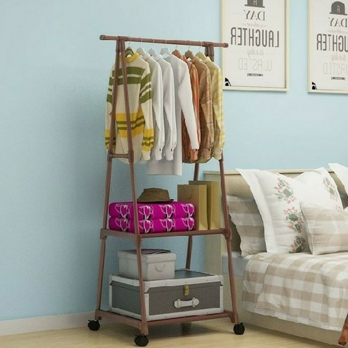 Triangle Stand Hanger With 4 Wheels Mh-X17