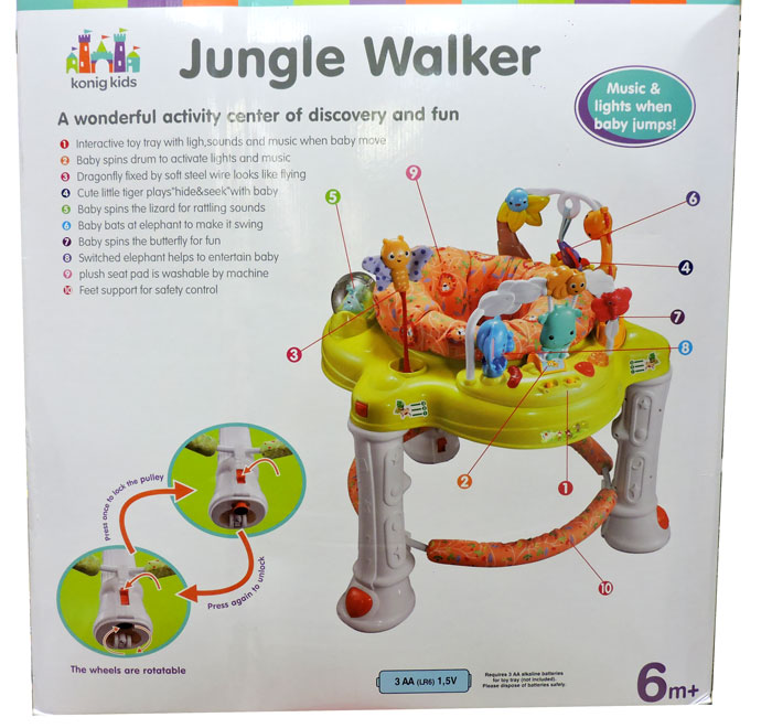 Walker Activity 360 ° Jungle Walker 6 Walker Activity 360 ° Jungle Walker